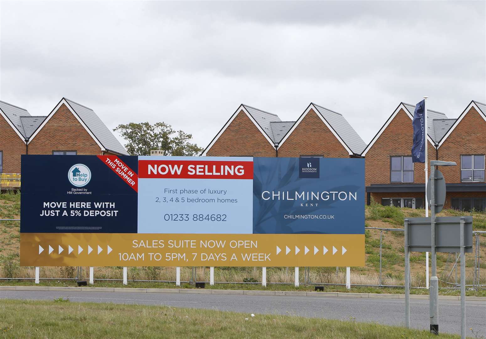 Some of the first homes at Chilmington Green just off the A28