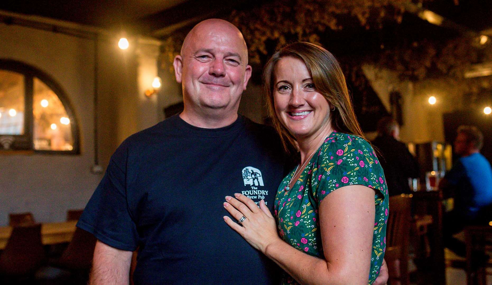 Head brewer Jon and wife Jodie Mills