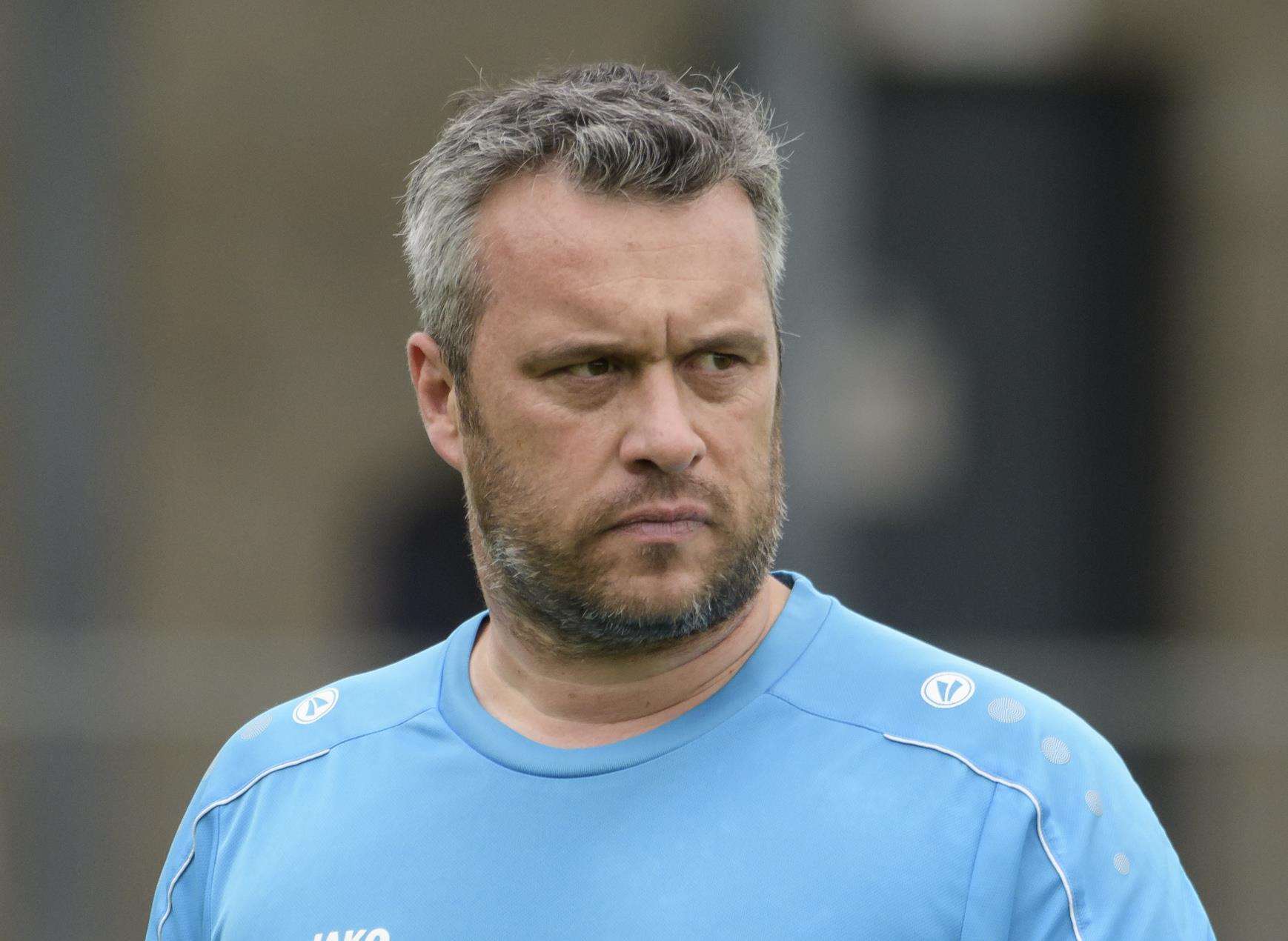 Dartford joint-manager Adam Flanagan Picture: Andy Payton