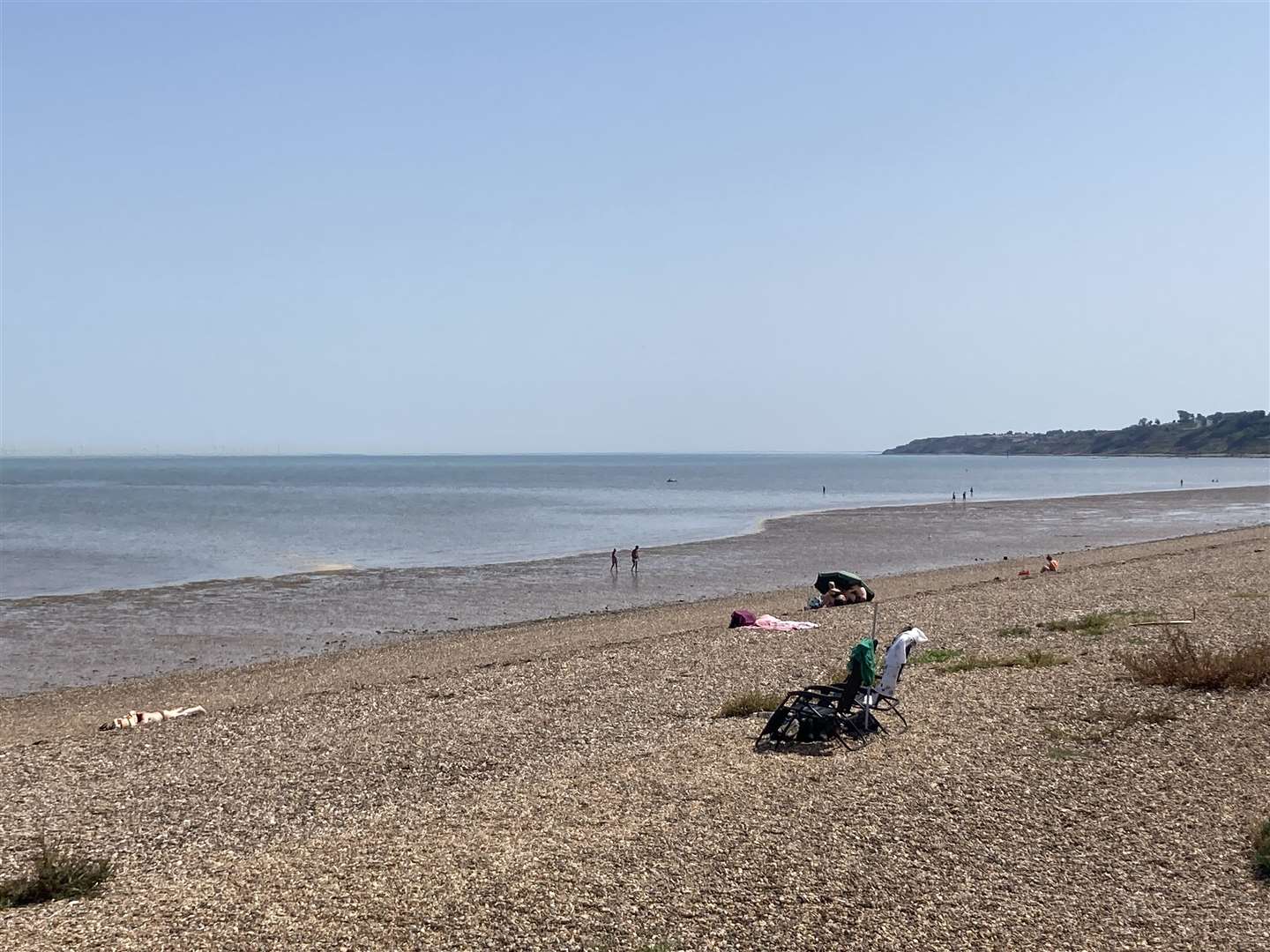 Isle of Sheppey was much quieter on Monday. Picture John Nurden