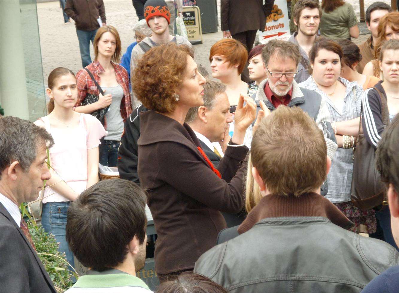 A Speakers' Corner event held in another part of the country