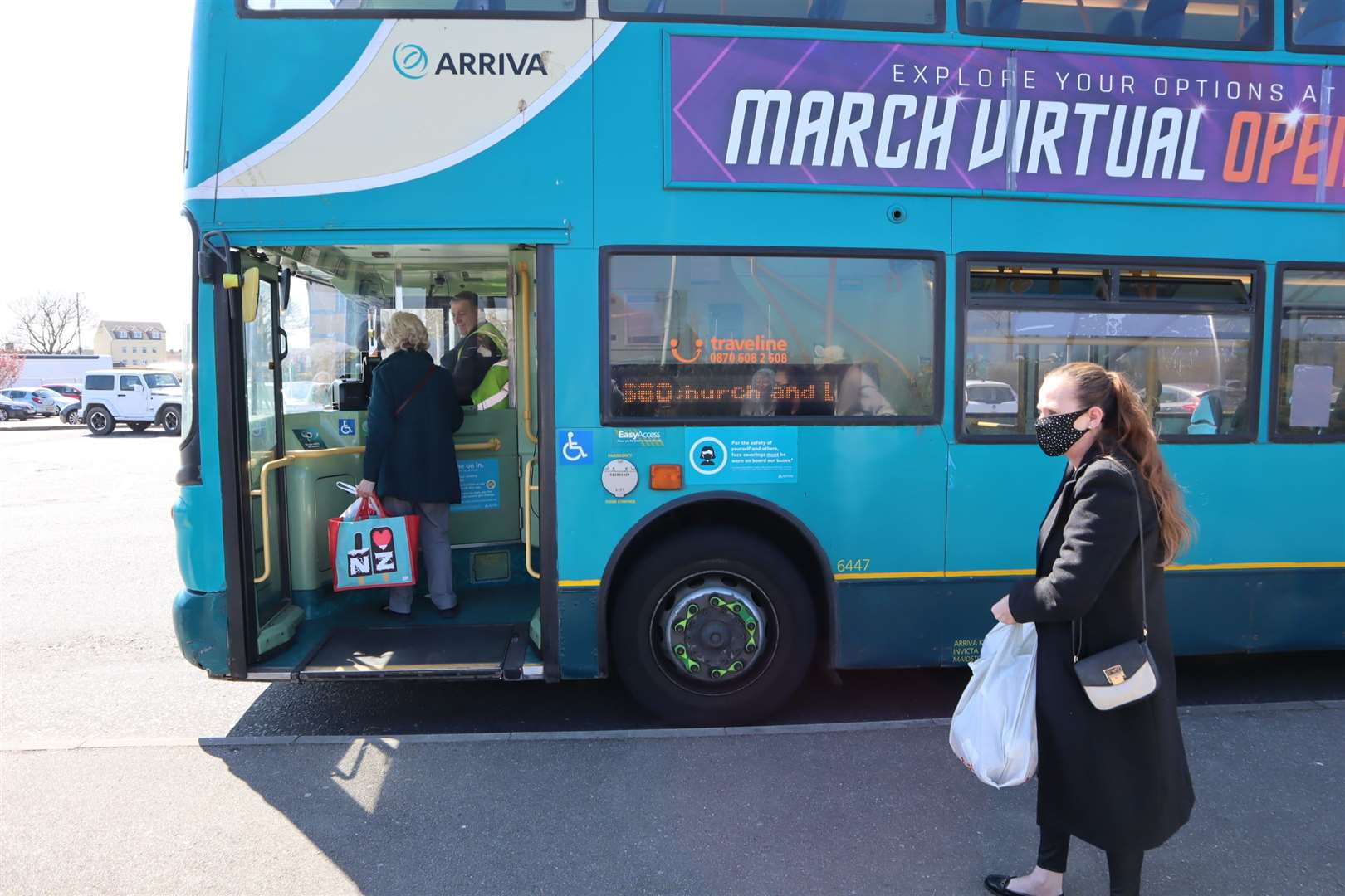 The bus route is run by Arriva. Stock image