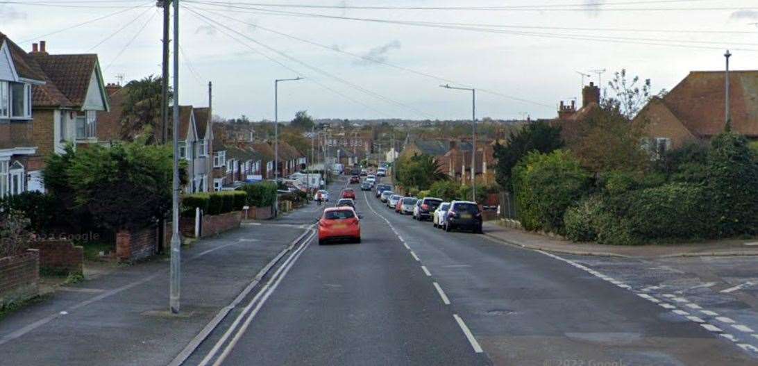 Motorcyclist taken to hospital with serious injuries after collision with car in College Road, Margate