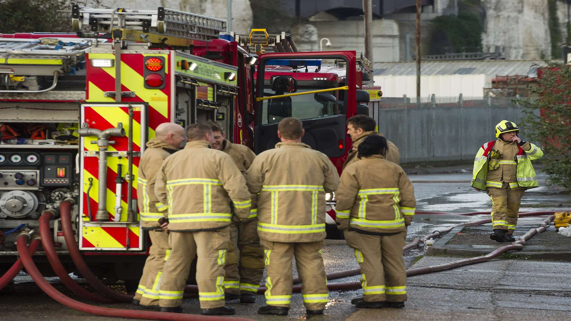 Fire in Rainham home sees woman treated with oxygen by emergency crews