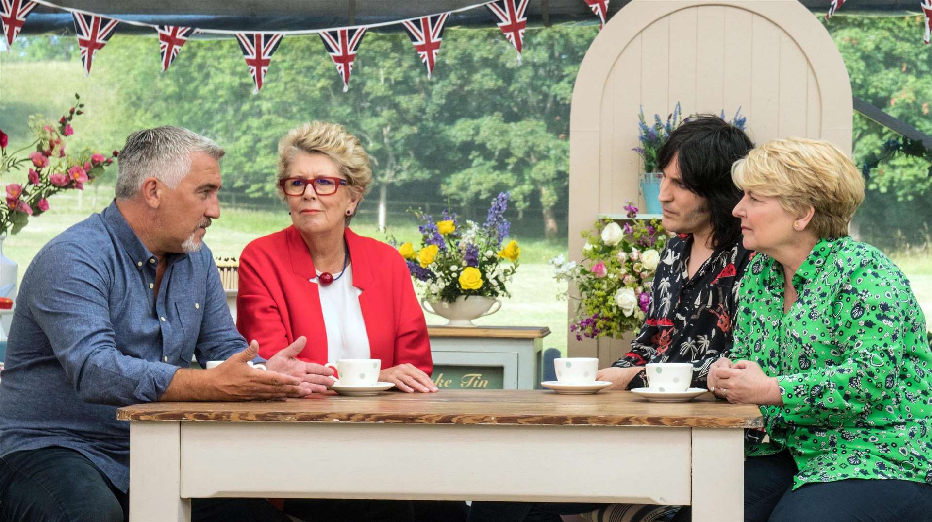The Great British Bake Off line-up: Paul Hollywood, Sandi Toksvig, Noel Fielding, Prue Leith Picture: Channel 4