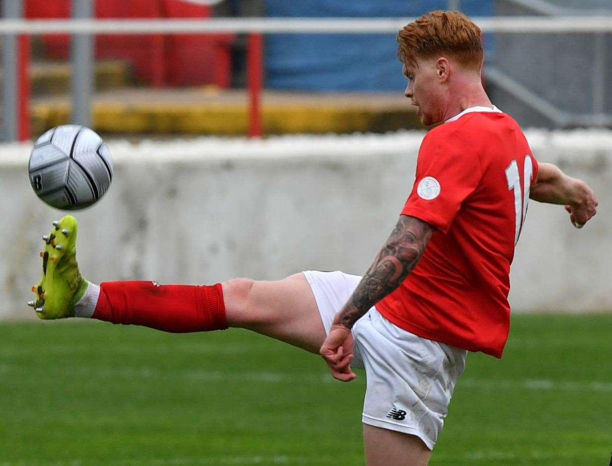 Ebbsfleet's Will Wood. Picture: Keith Gillard