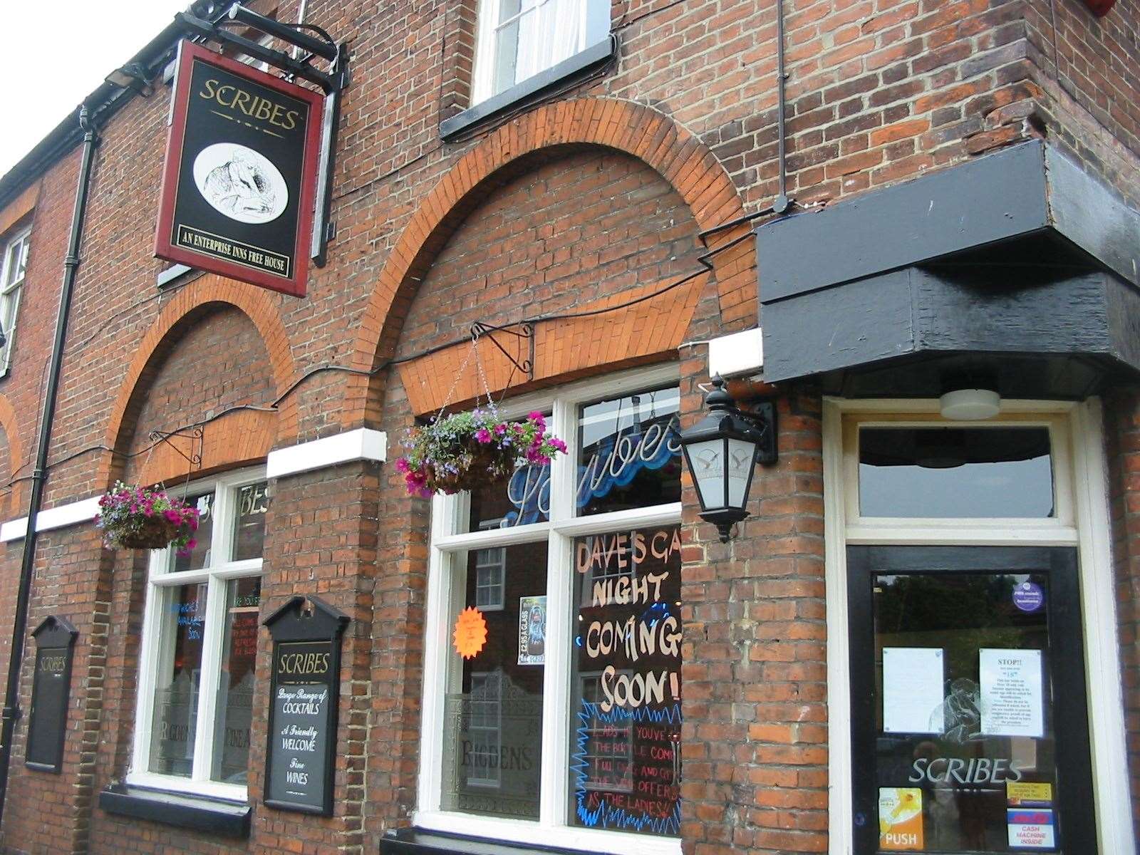 Scribe's bar, in King Street, pictured in 2005