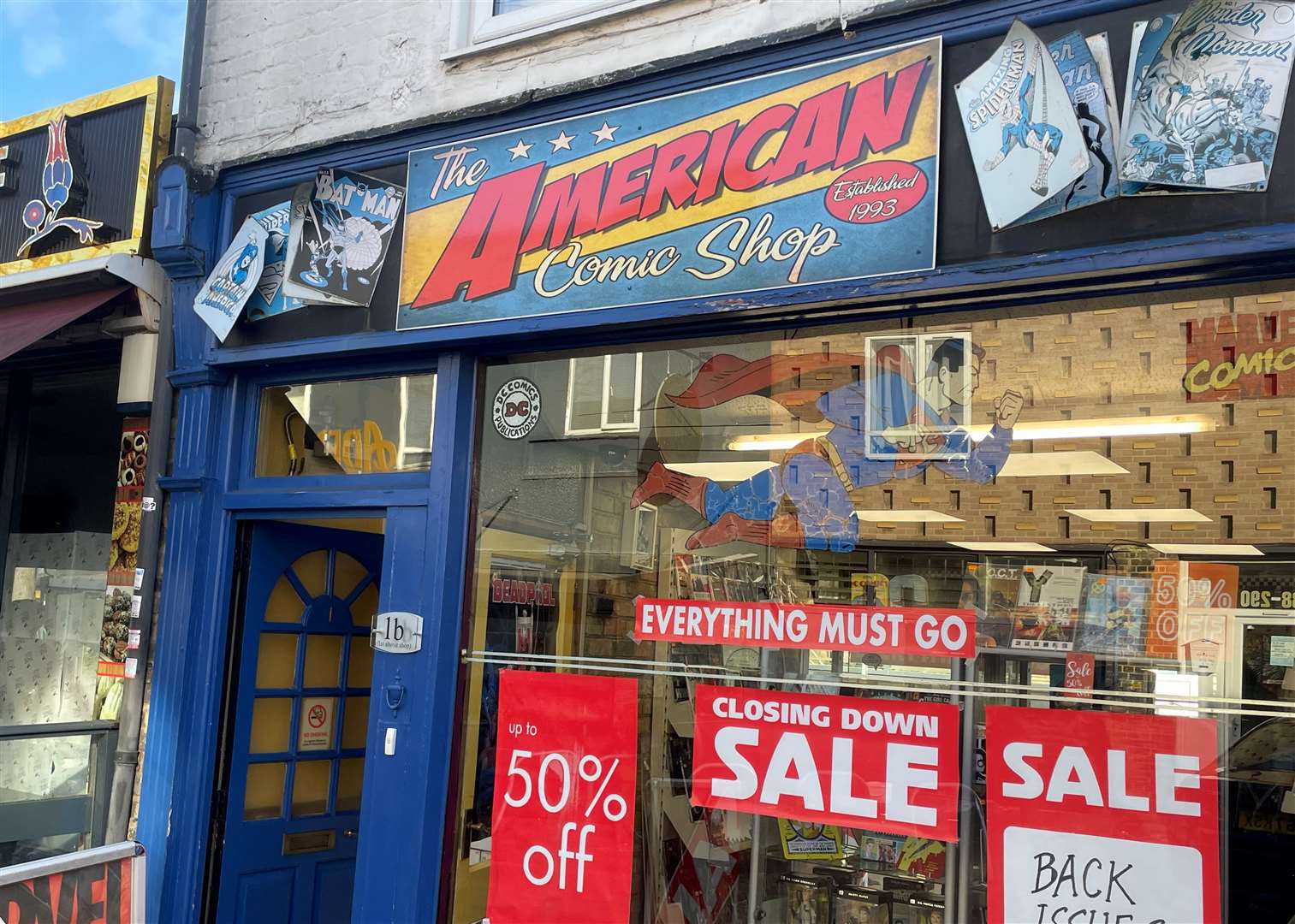 The American Comic Shop, in Church Street, Chatham closed after more than 30 years