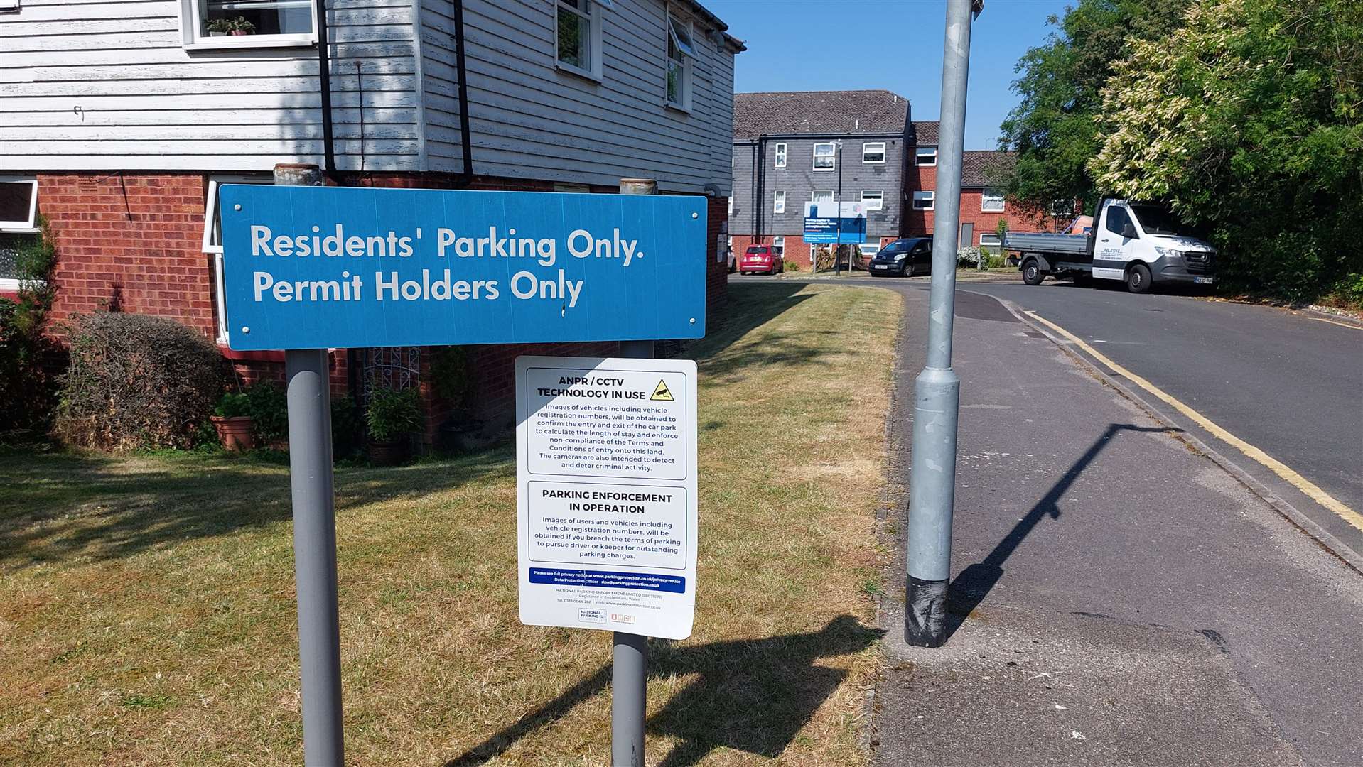 Residents in Caxton Close, Tenterden, say the signs appeared four weeks ago