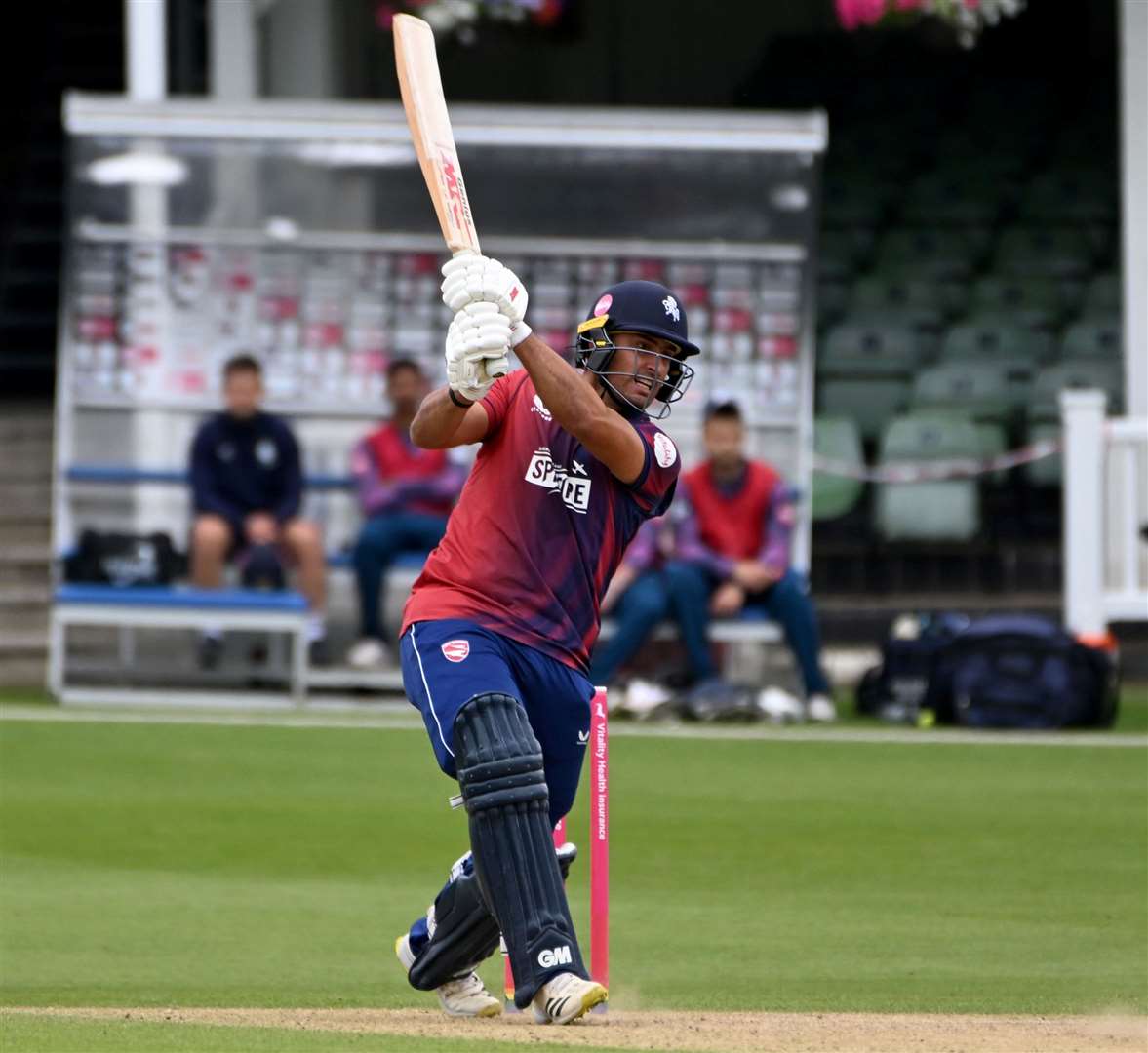 Beyers Swanepoel - the South African blasted 30 from 25 balls with the bat and returned figures of 3-28 in the field. Picture: Barry Goodwin