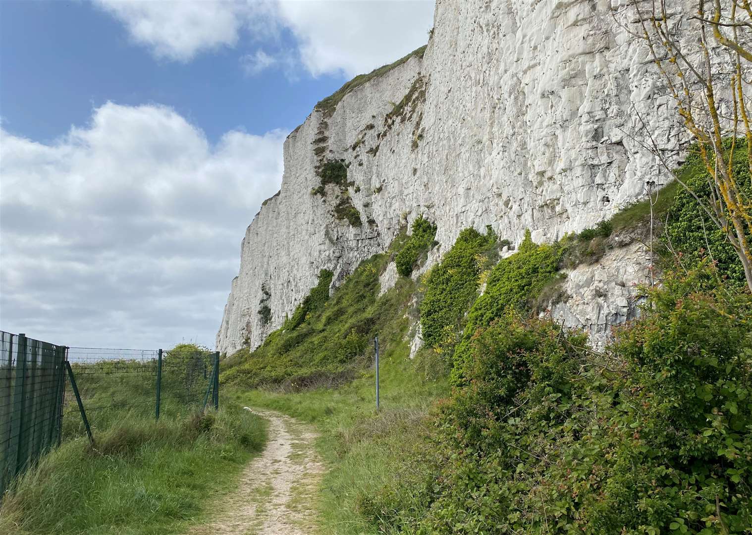The cliffs at Kingsdown in Deal