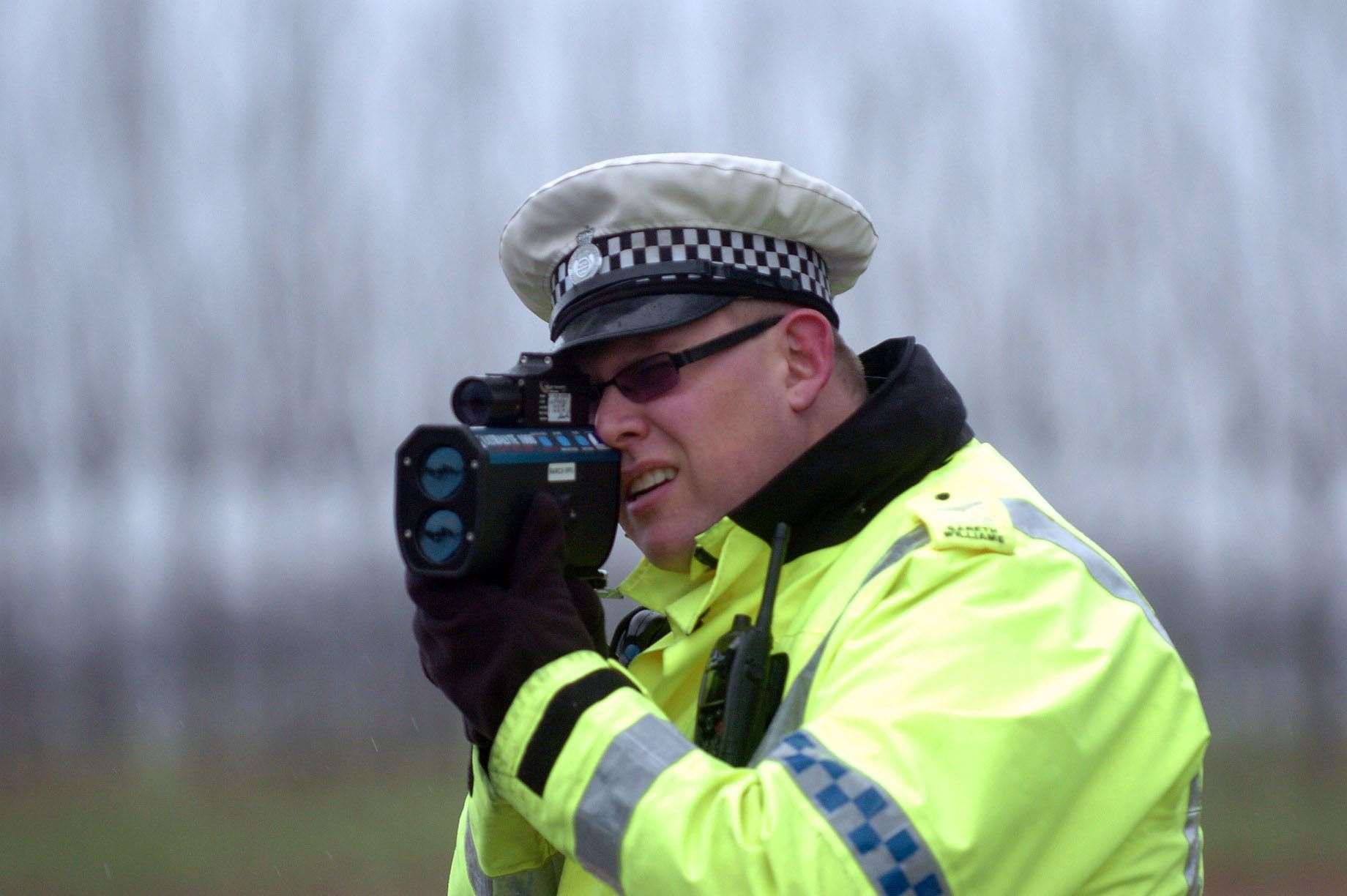 Seven drivers were clocked speeding. Stock pic