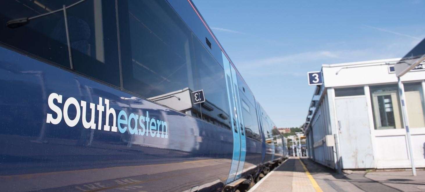 A tree fell onto the line between Tonbridge and Tunbridge Wells. Stock picture