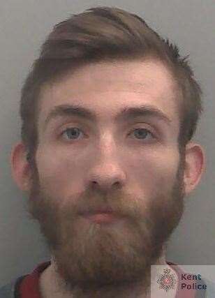Jamie Gillett has been jailed after breaching his sexual harm prevention order. Picture: Kent Police