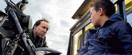 Nicolas Cage as Marvel comic anti-hero Johnny Blaze in Ghost Rider: Spirit of Vengeance