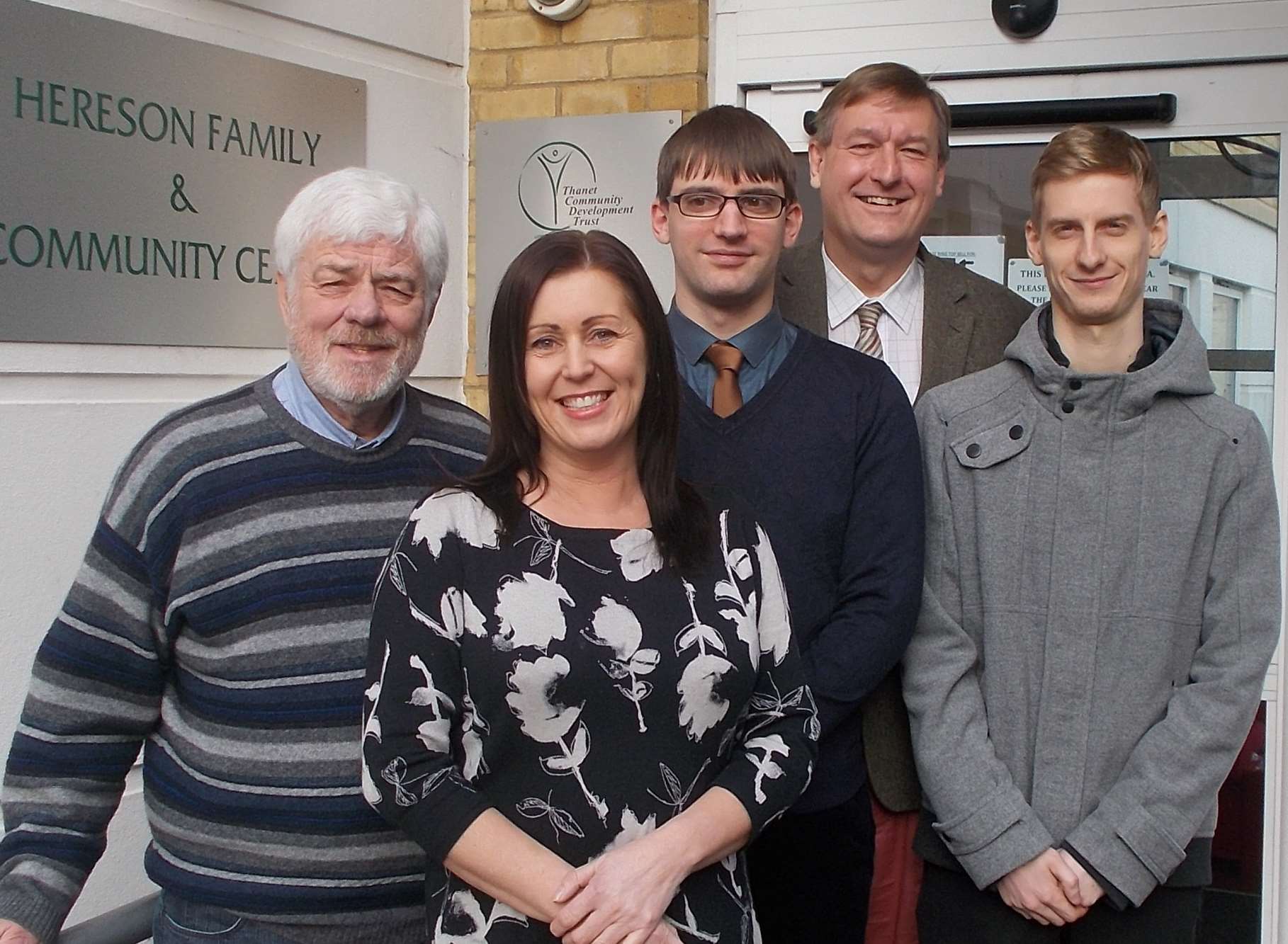 Trustee Keith Single, finance officer Vicki Neal, head tutor Andrew Morris, chief executive Keith Morris and administrator Lee Goodwill