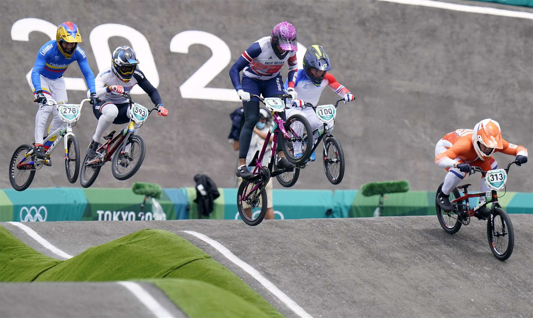 Great Britain’s Kye Whyte in action (Danny Lawson/PA)