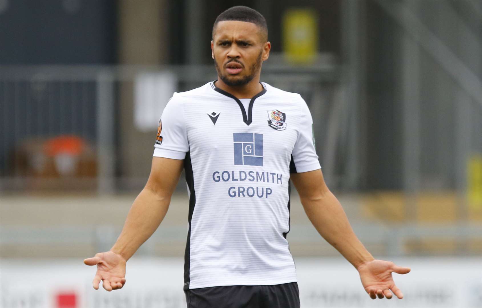 Elliott Romain has joined Ebbsfleet after leaving rivals Dartford. Picture: Andy Jones (50134858)