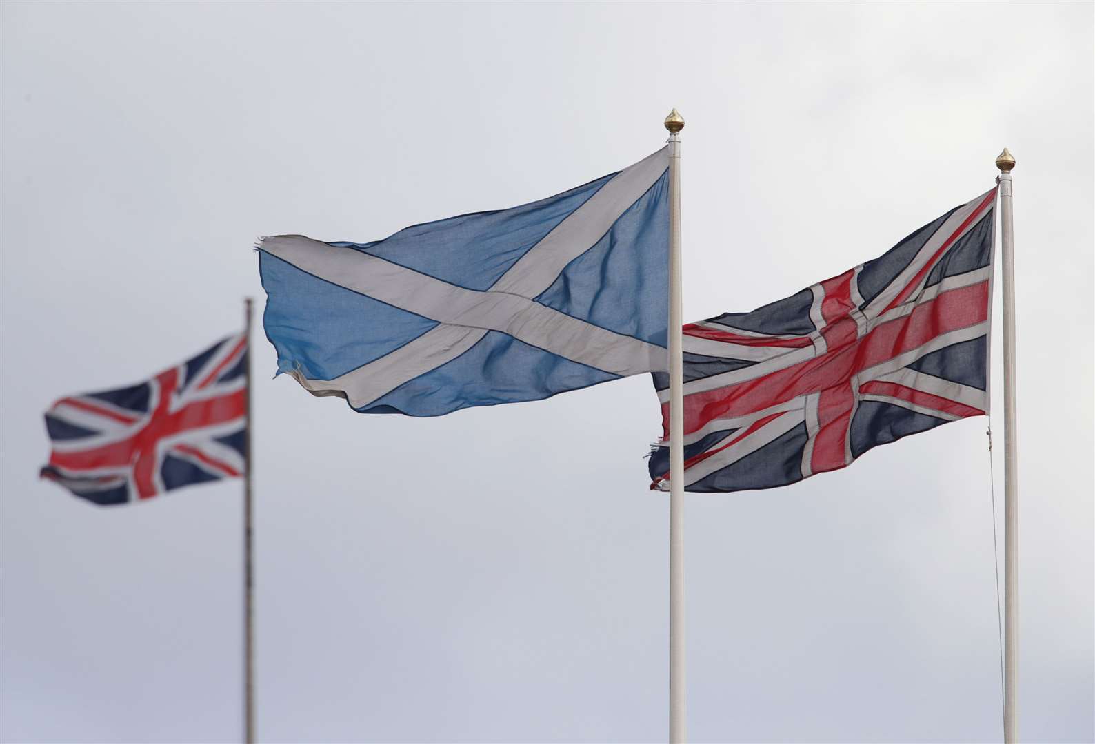 The latest poll on Scottish independence voting intention gave a 3% lead for the No side (Yui Mok/PA)