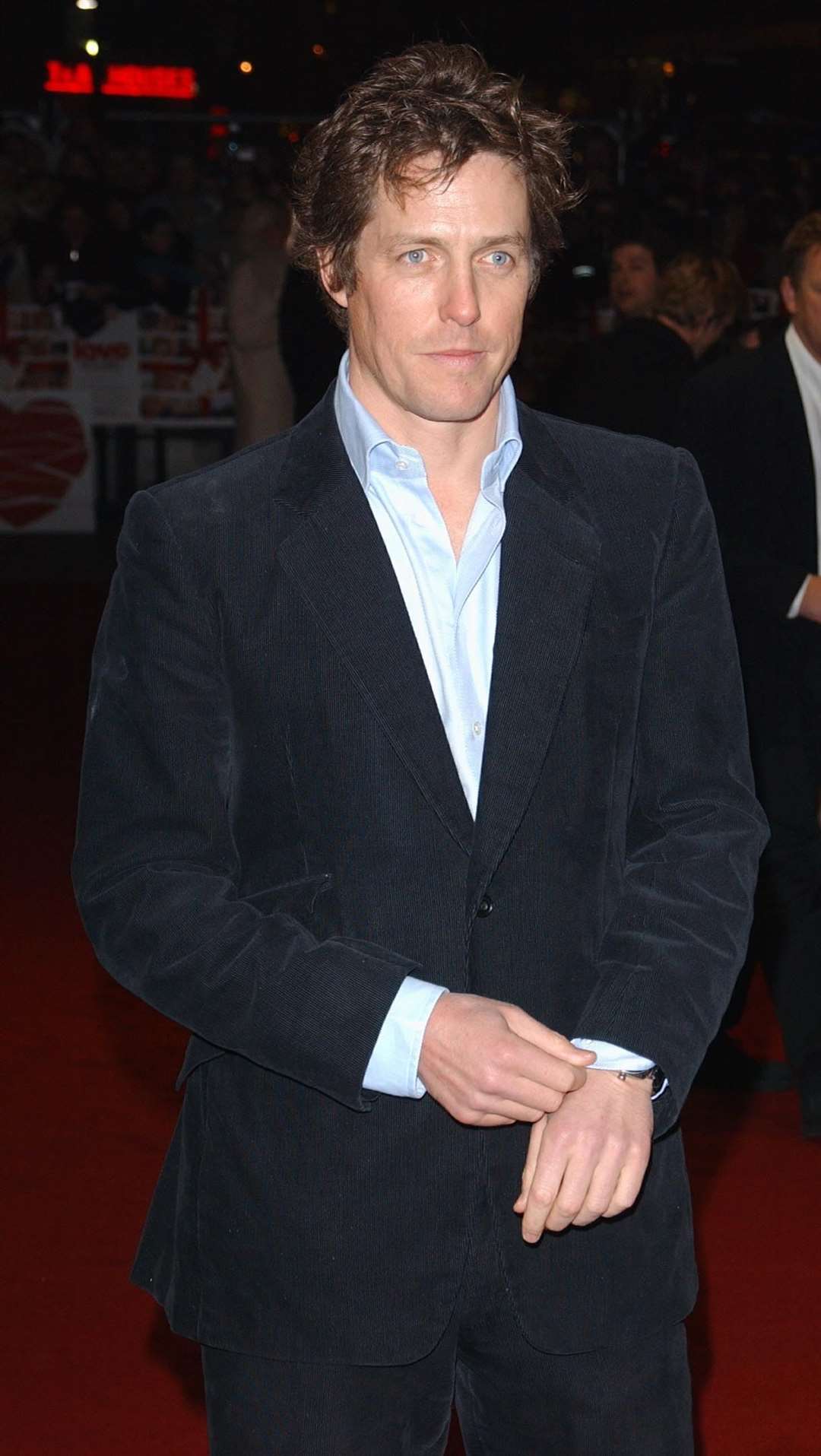 Actor Hugh Grant arrives for the UK Charity film Premiere of Love Actually (Ian West/PA)