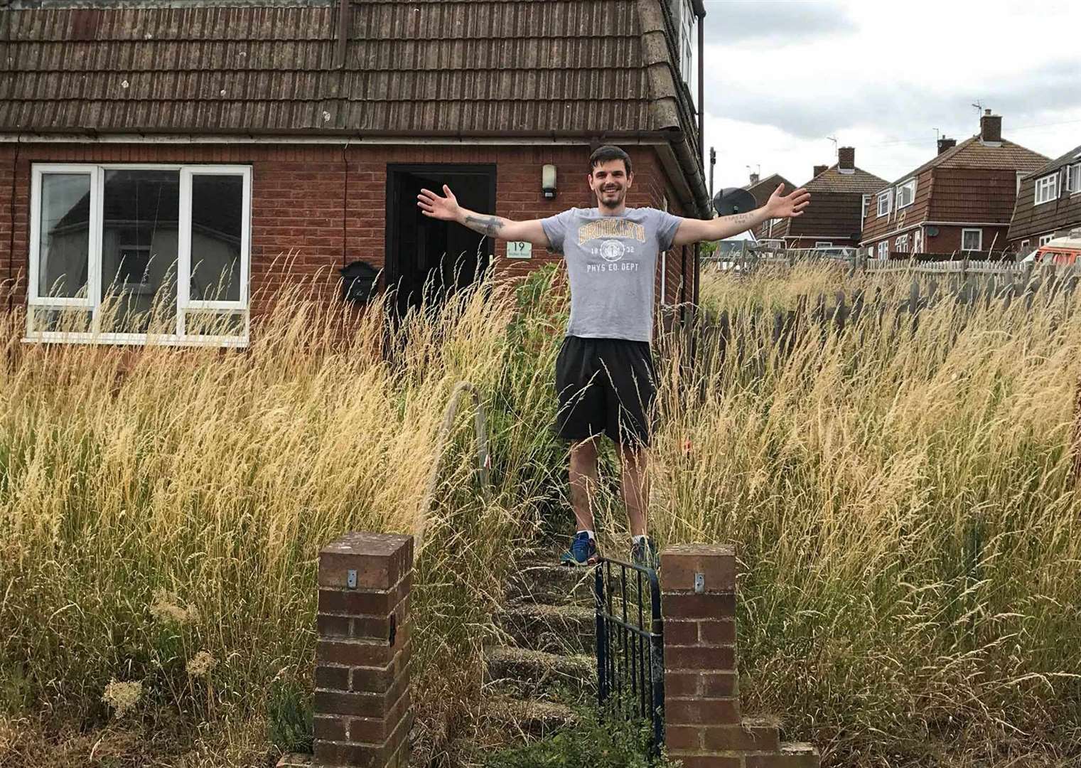 He was diagnosed three weeks after they picked up the keys to their new home. Picture: Ricky Kennedy