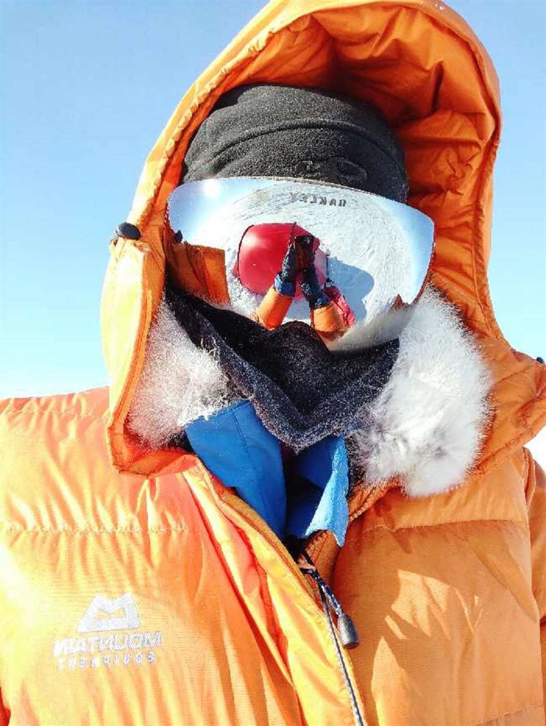 Preet Chandi is believed to be the first woman of colour to have completed the trek across Antarctica (Preet Chandi/PA)