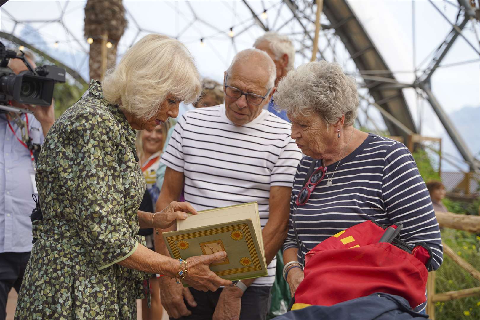 The Duchess of Cornwall during a visit to the Antiques Roadshow at the Eden Project (Hugh Hastings/PA)