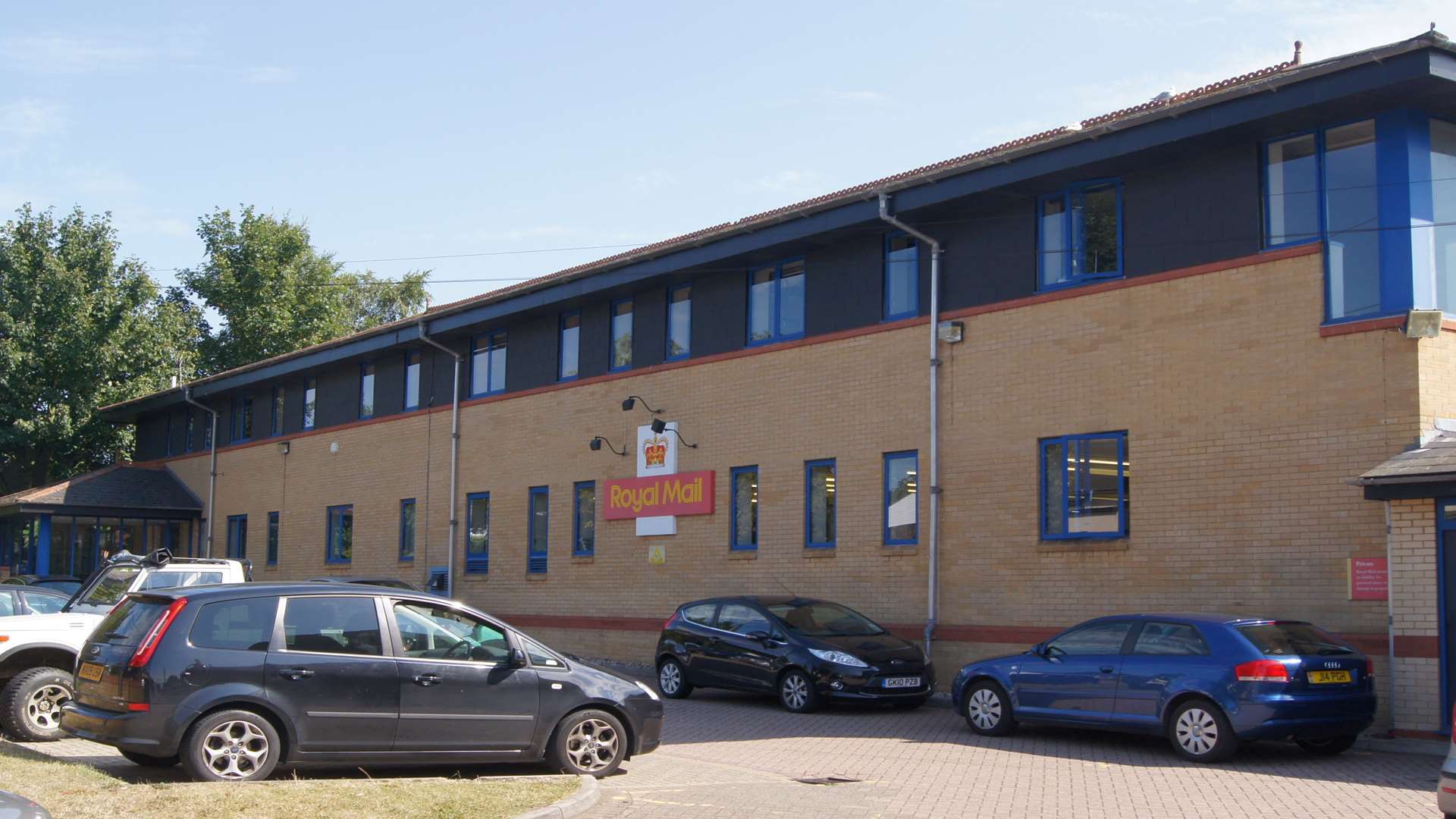 The sorting office in Military Road, Canterbury