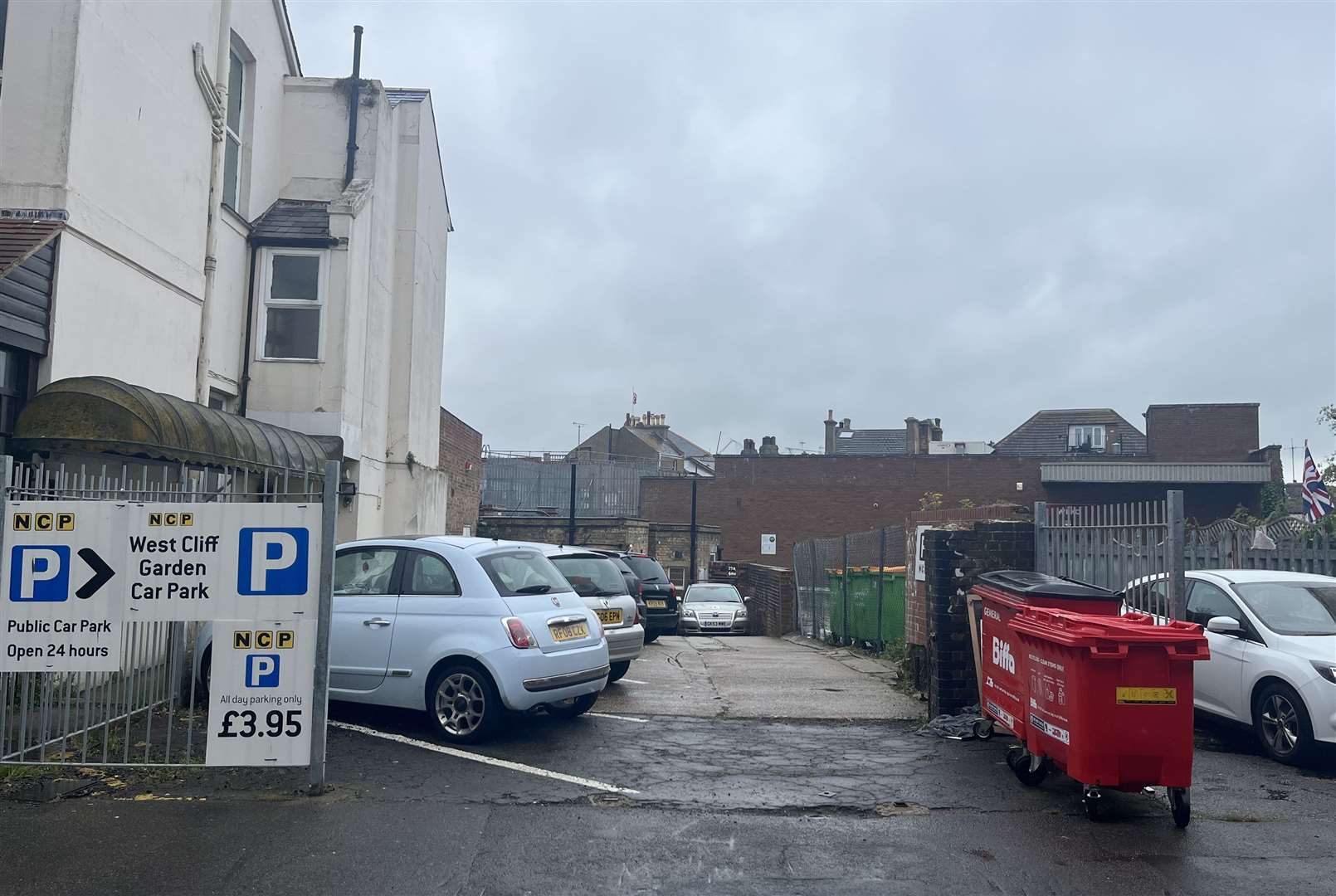 The four flats were planned to replace a small car park in West Cliff Gardens