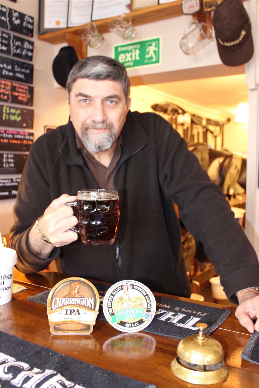 Melvin Hopper of the Heritage micropub, Halfway