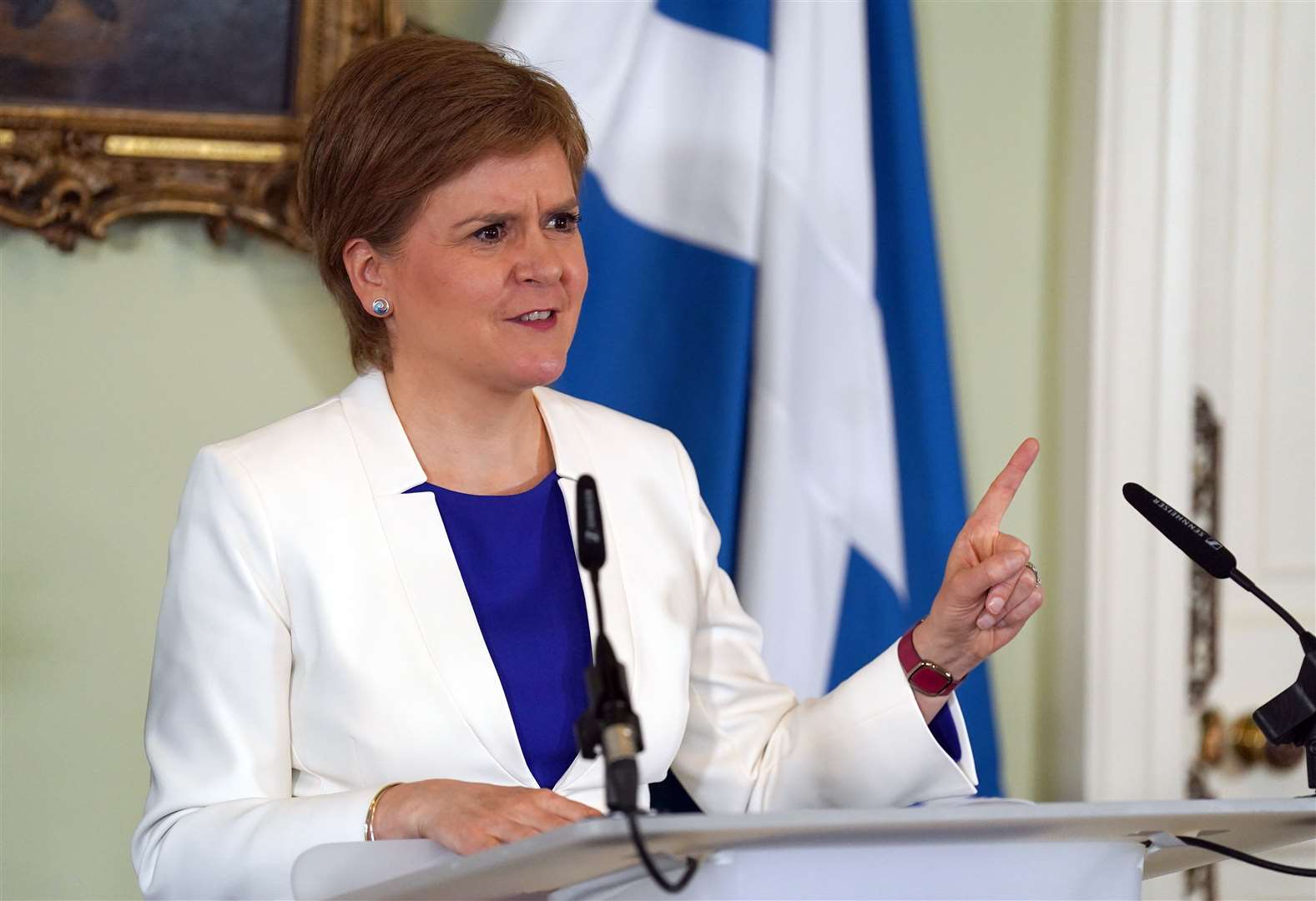 First Minister Nicola Sturgeon announced her plans for a Scottish currency after independence last year (Andrew Milligan/PA)