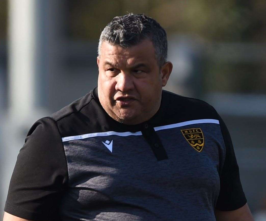 Maidstone United manager Hakan Hayrettin Picture: Steve Terrell