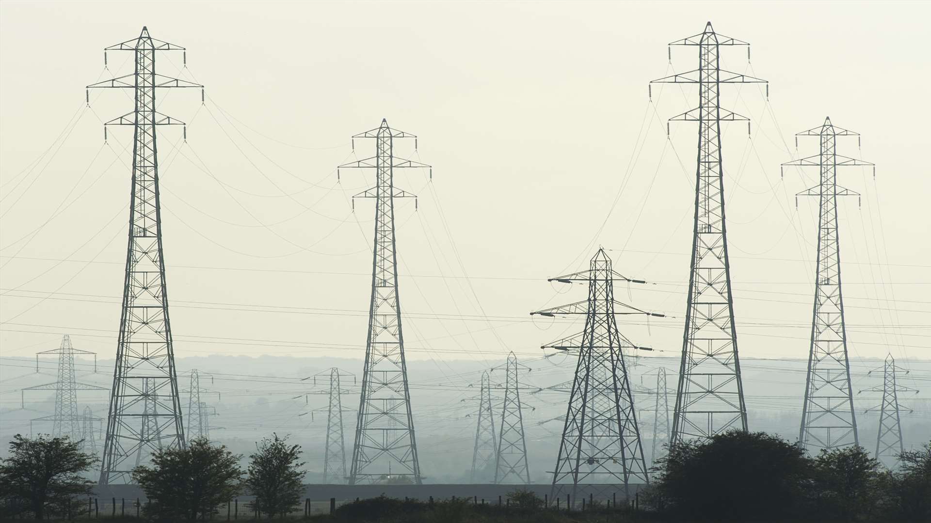 electricity pylons