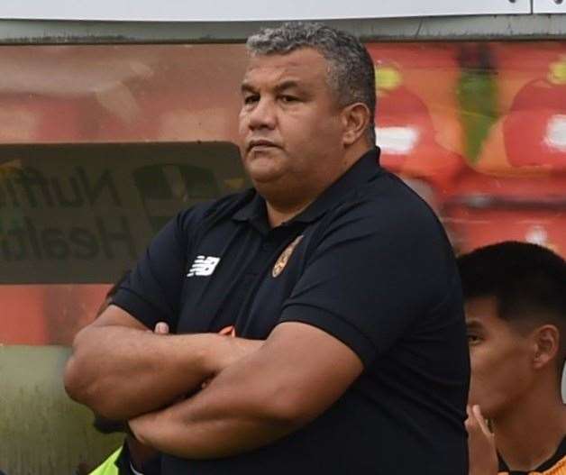 Maidstone United manager Hakan Hayrettin. Picture: Steve Terrell