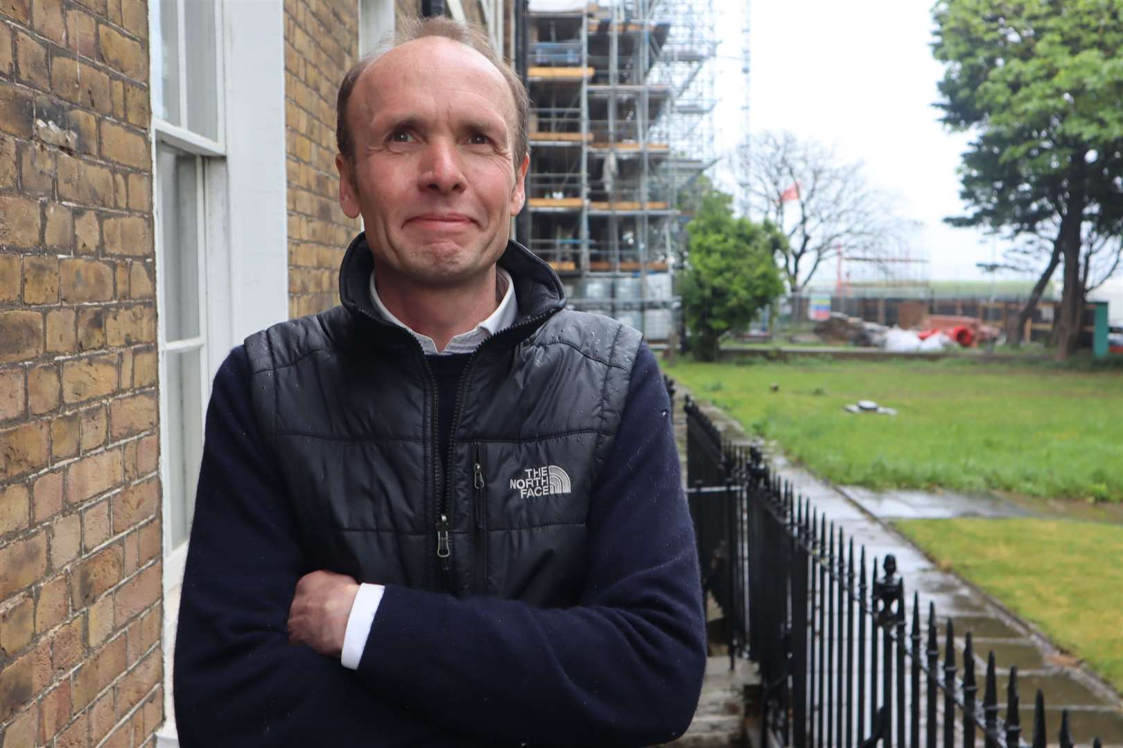 Will Palin, director of the Sheerness Dockyard Preservation Trust