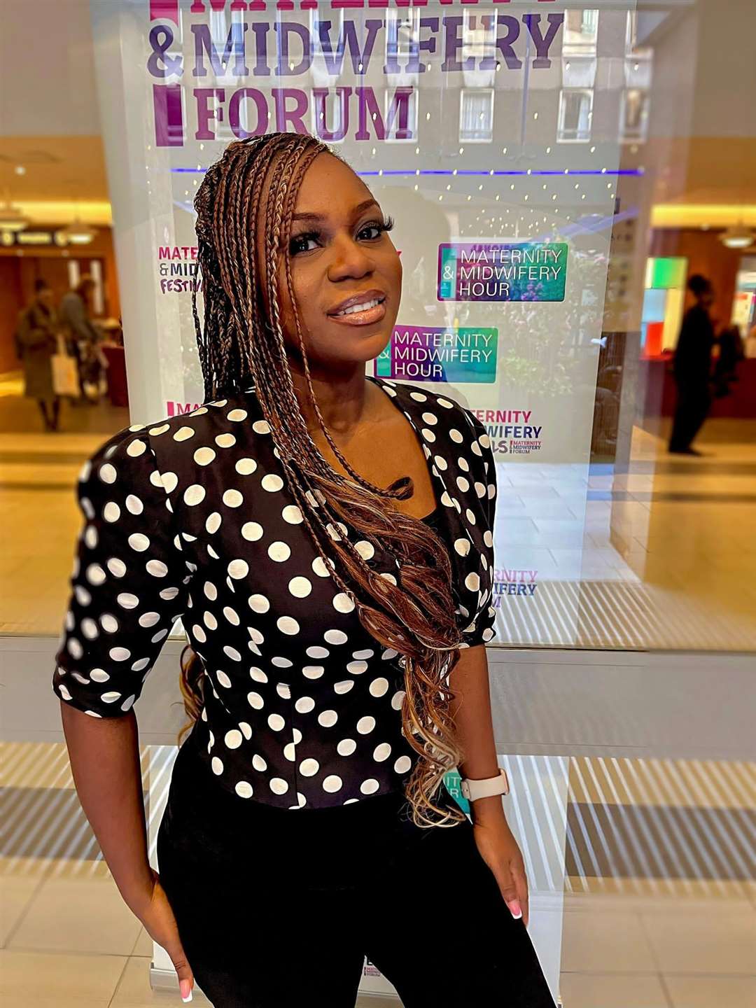 Sandra Igwe said she wanted to organise a conference dedicated to maternal health for black women (Sandra Igwe/PA)