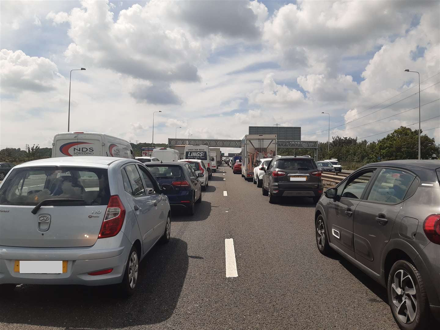 A2 crash is causing severe delays between Ebbsfleet and Bean, near Bluewater