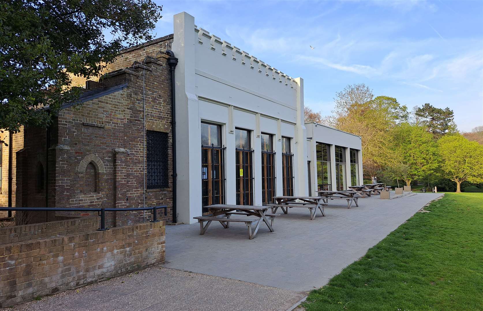 The cafe floor, which is suffering from dry rot, will need to be replaced