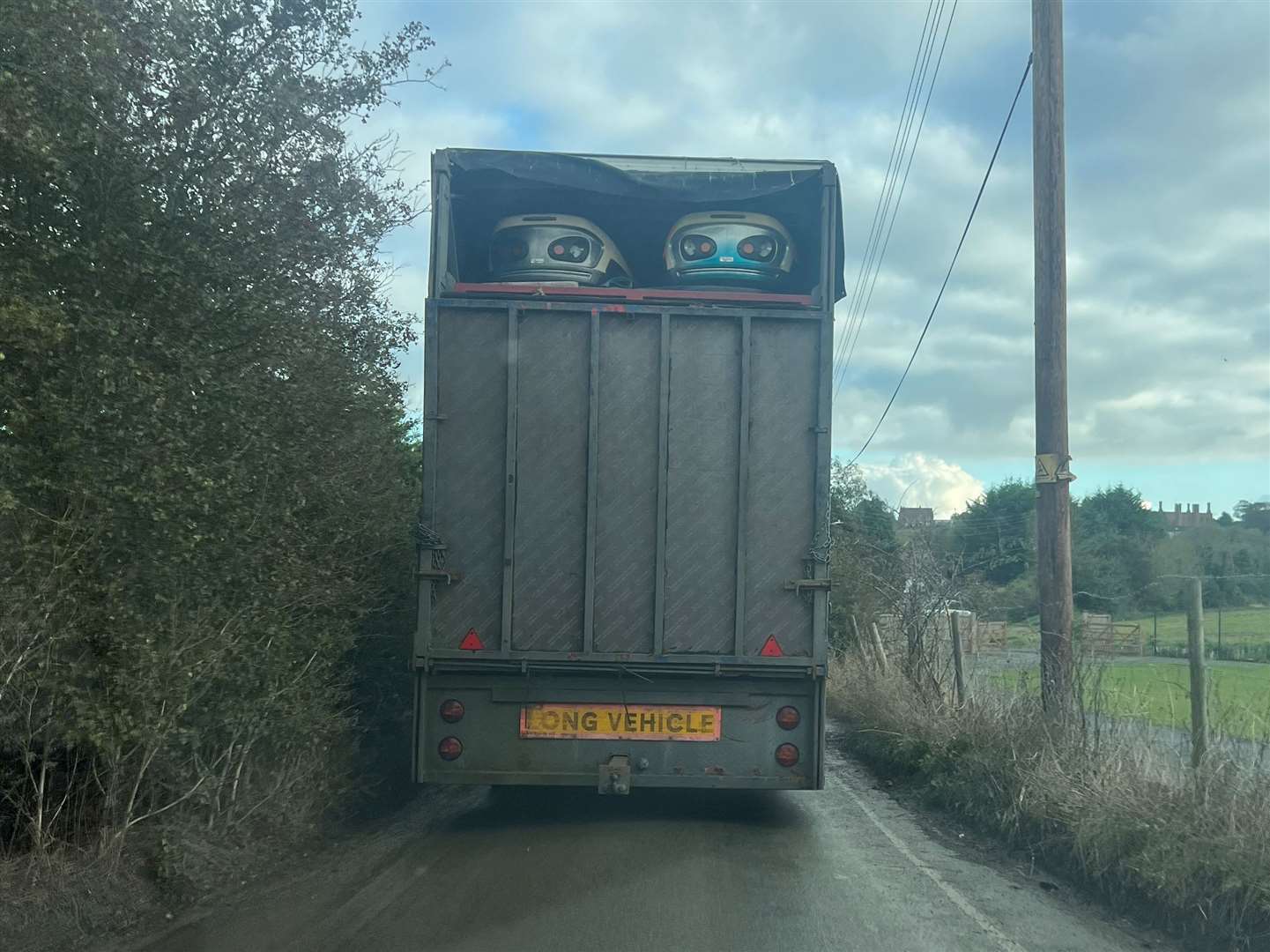 A lorry going down Plough Road. Picture: KentOnline