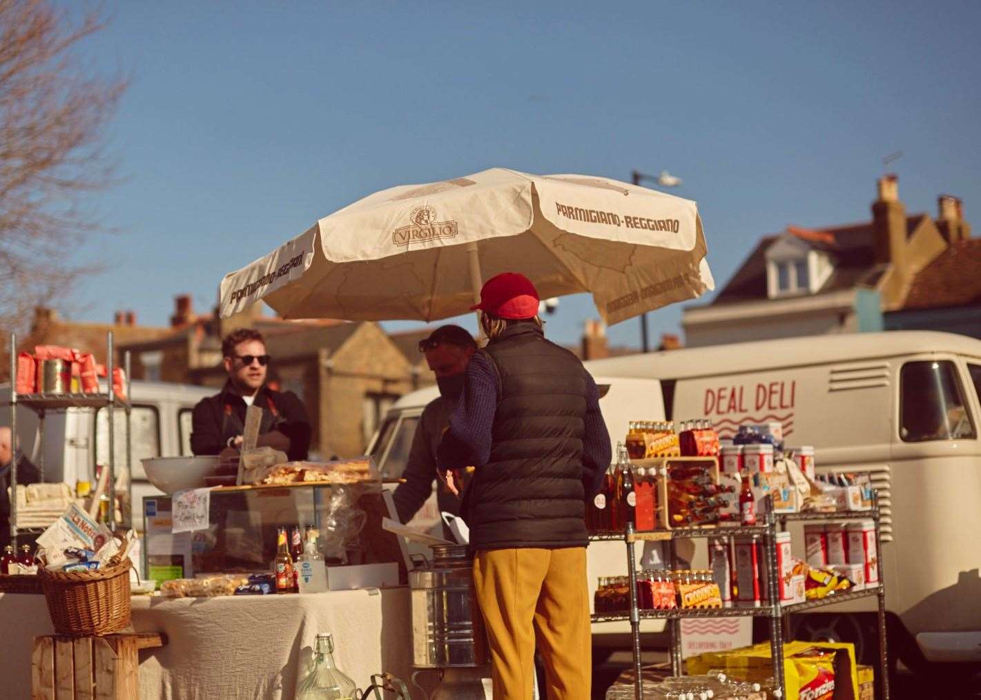 The market stall Mr Selby started during lockdown