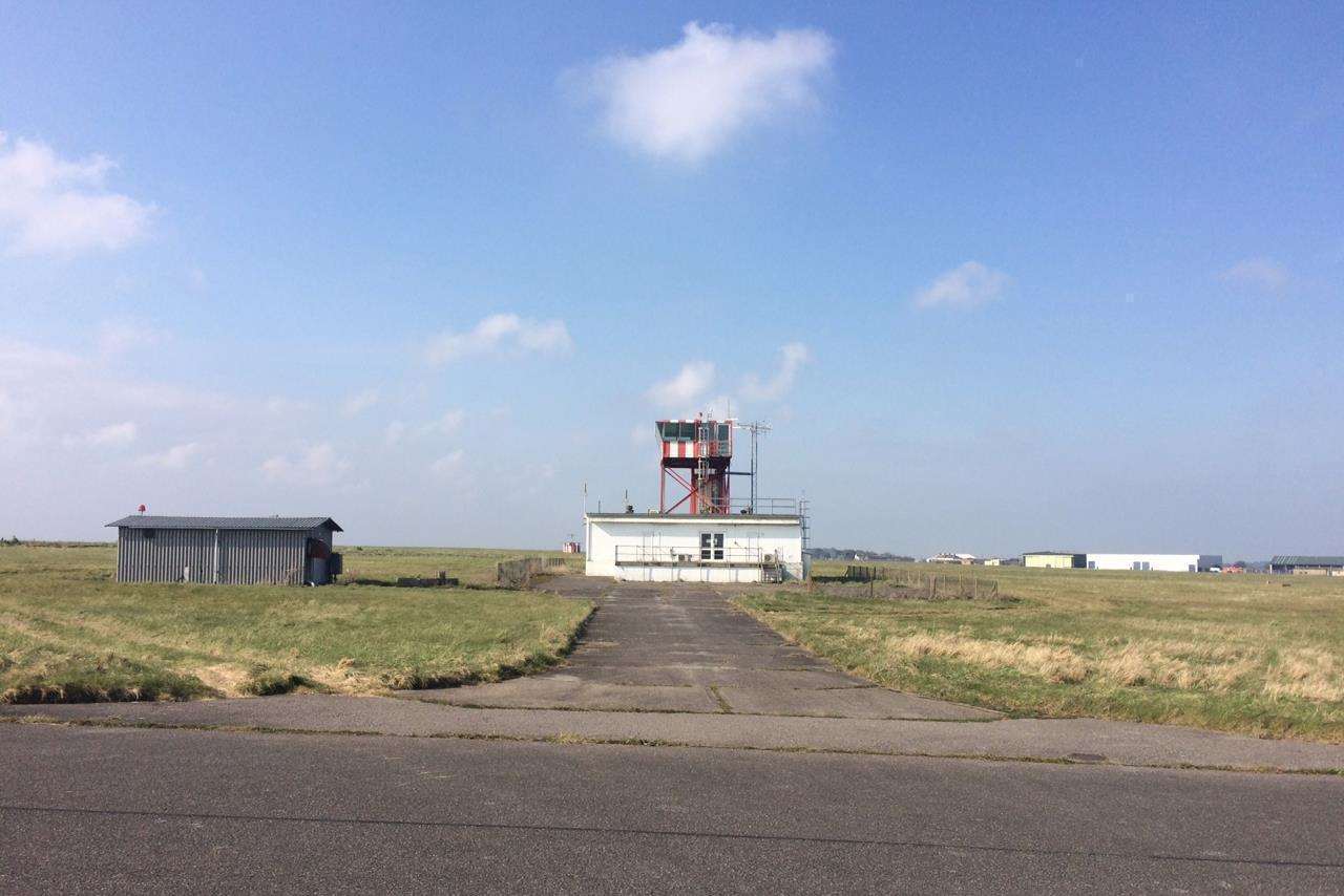 The control tower is one of a number of buildings that the group say will be kept and given new uses