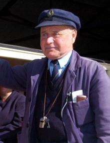 Norton Brown, pictured at the Romney, Hythe and Dymchurch Railway