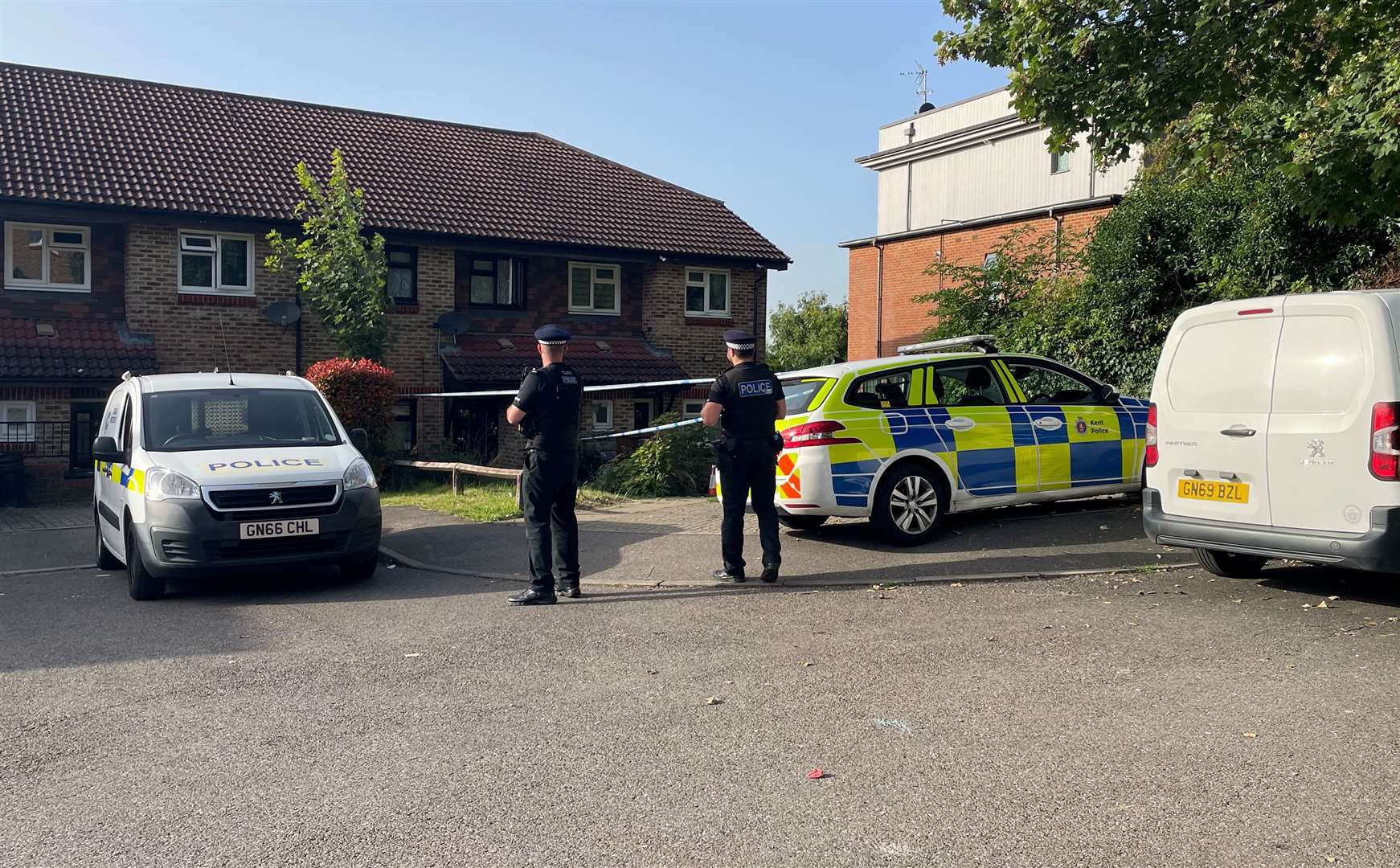 Police were called to Mercury Close where an elderly man was found dead