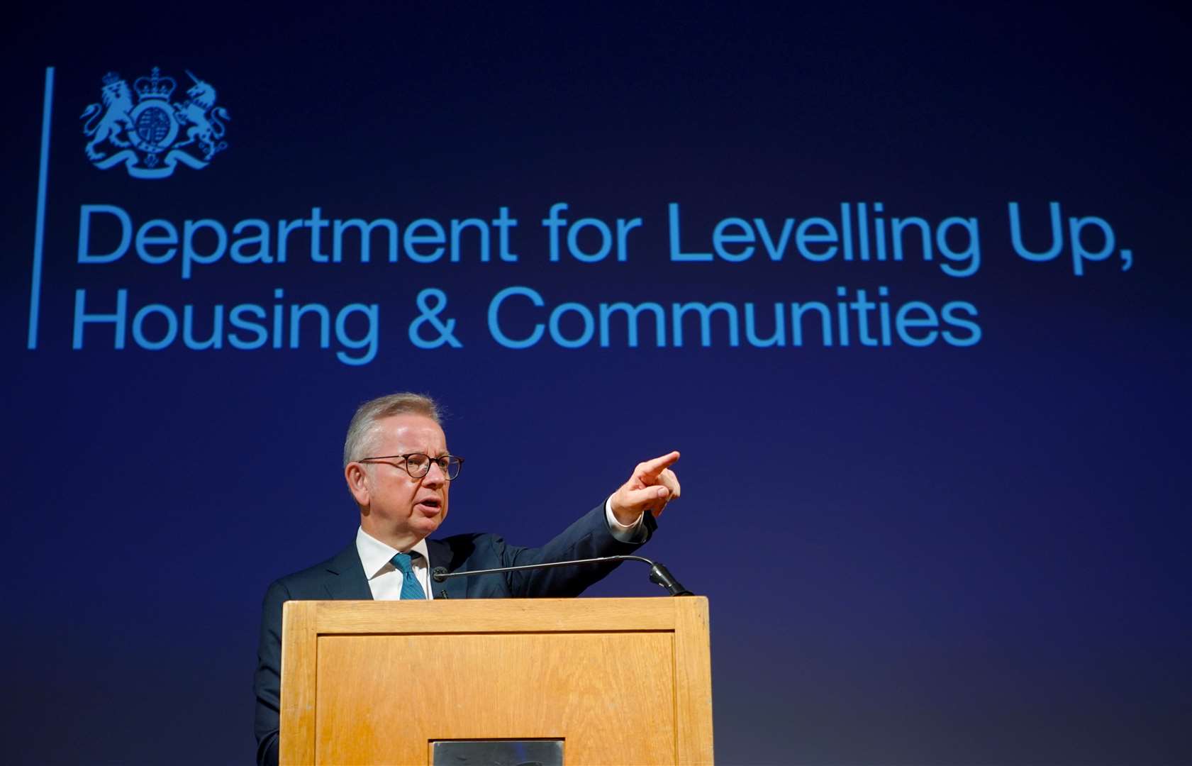 Michael Gove said the Government will hit the target to build 300,000 homes a year ‘as soon as we possibly can’ (Yui Mok/PA)