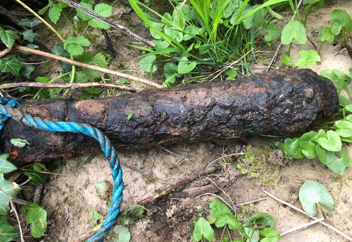 Unexploded bomb found in river near Penshurst