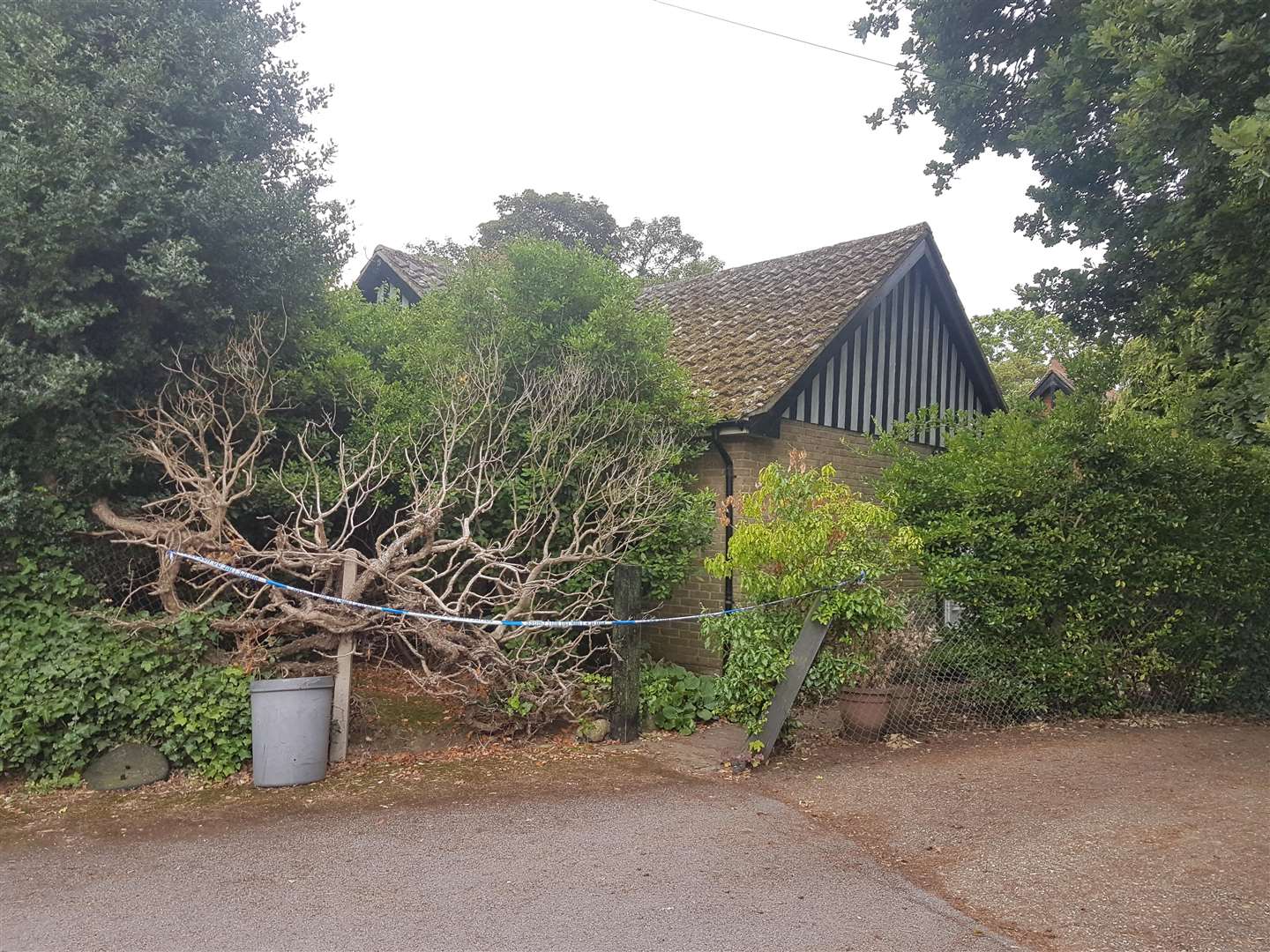 The house where the pair were found