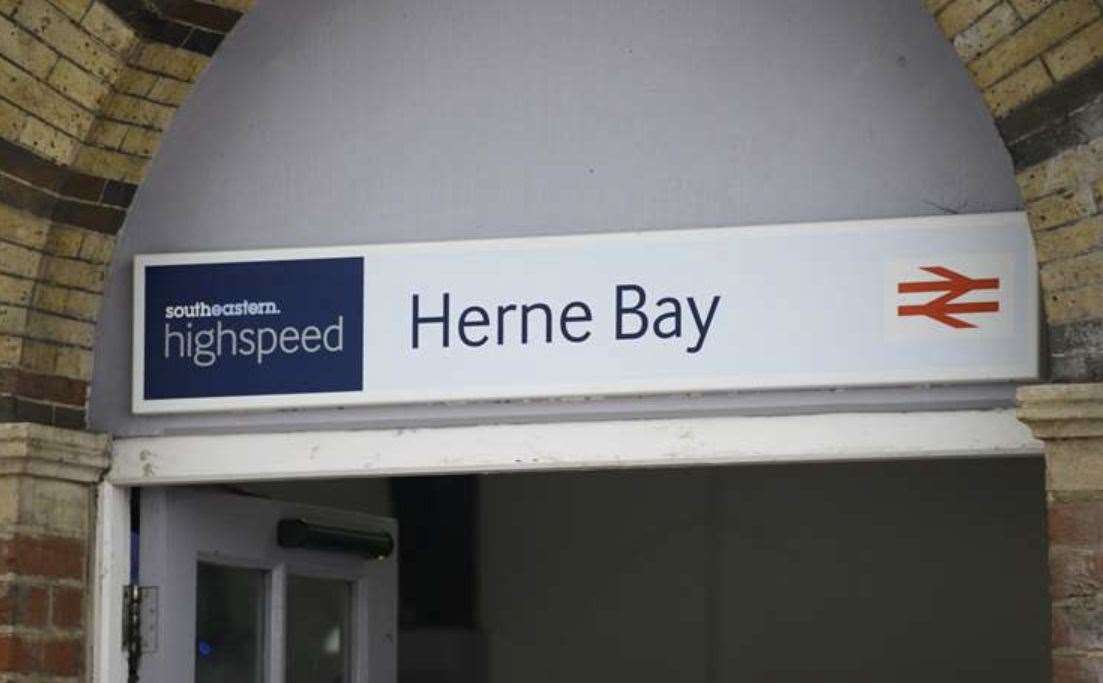 Leon Towner was on a train between Herne Bay and Chestfield and Swalecliffe