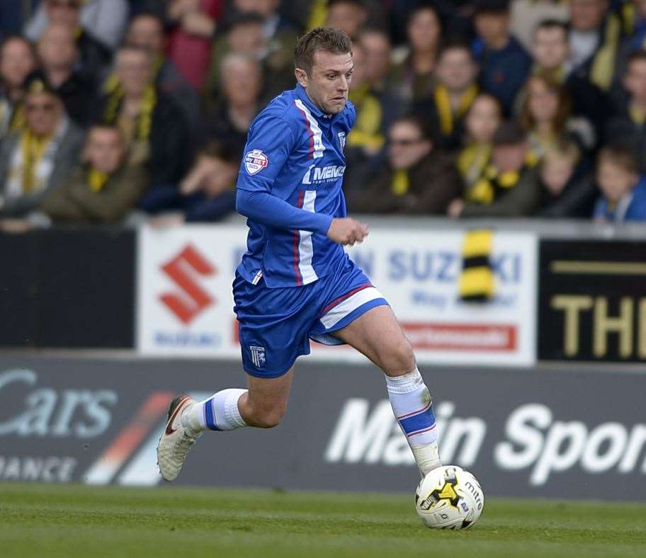 Doug Loft in his days as Gillingham captain Picture: Barry Goodwin