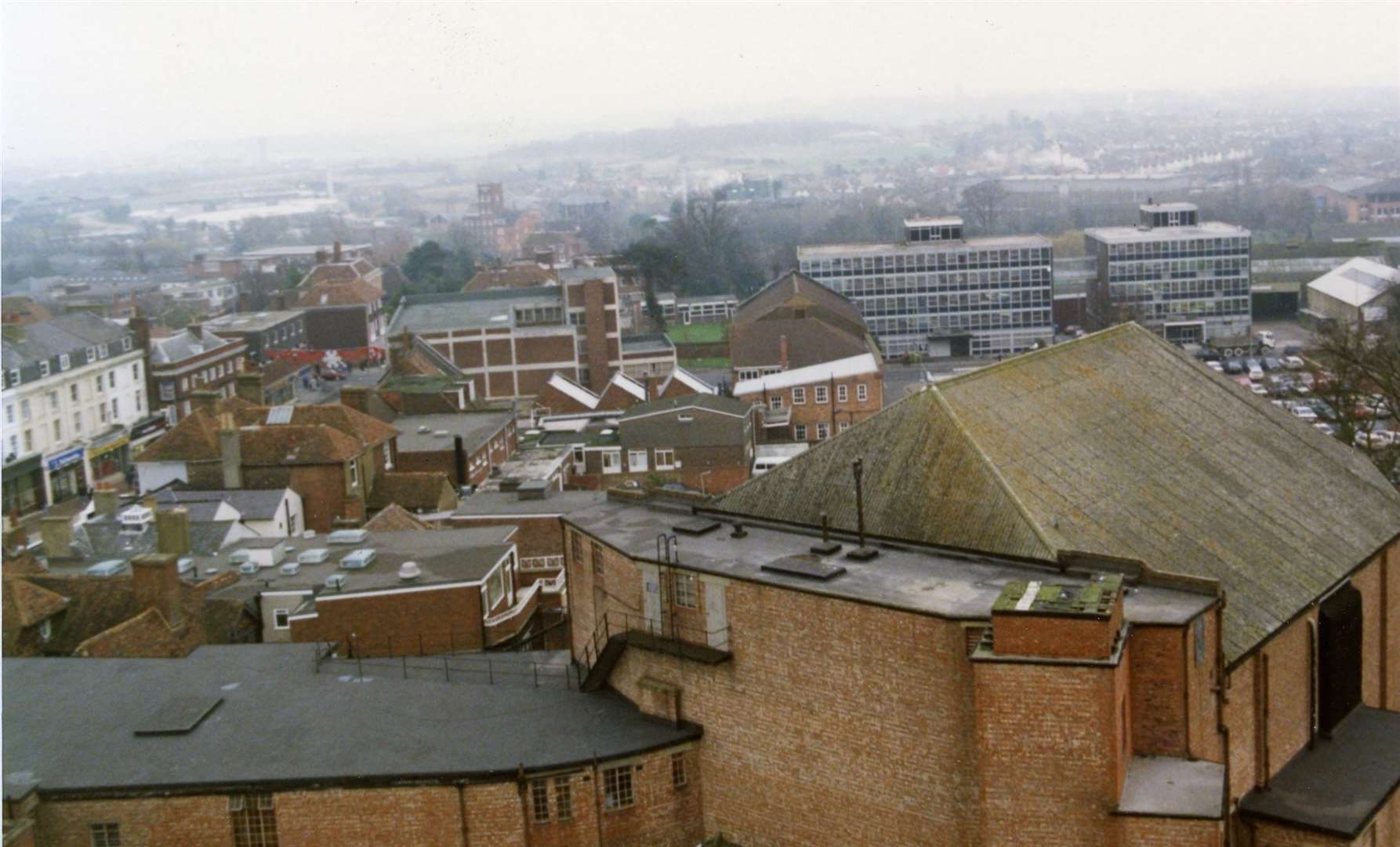 An undated aerial view of the hall. Picture: Steve Salter