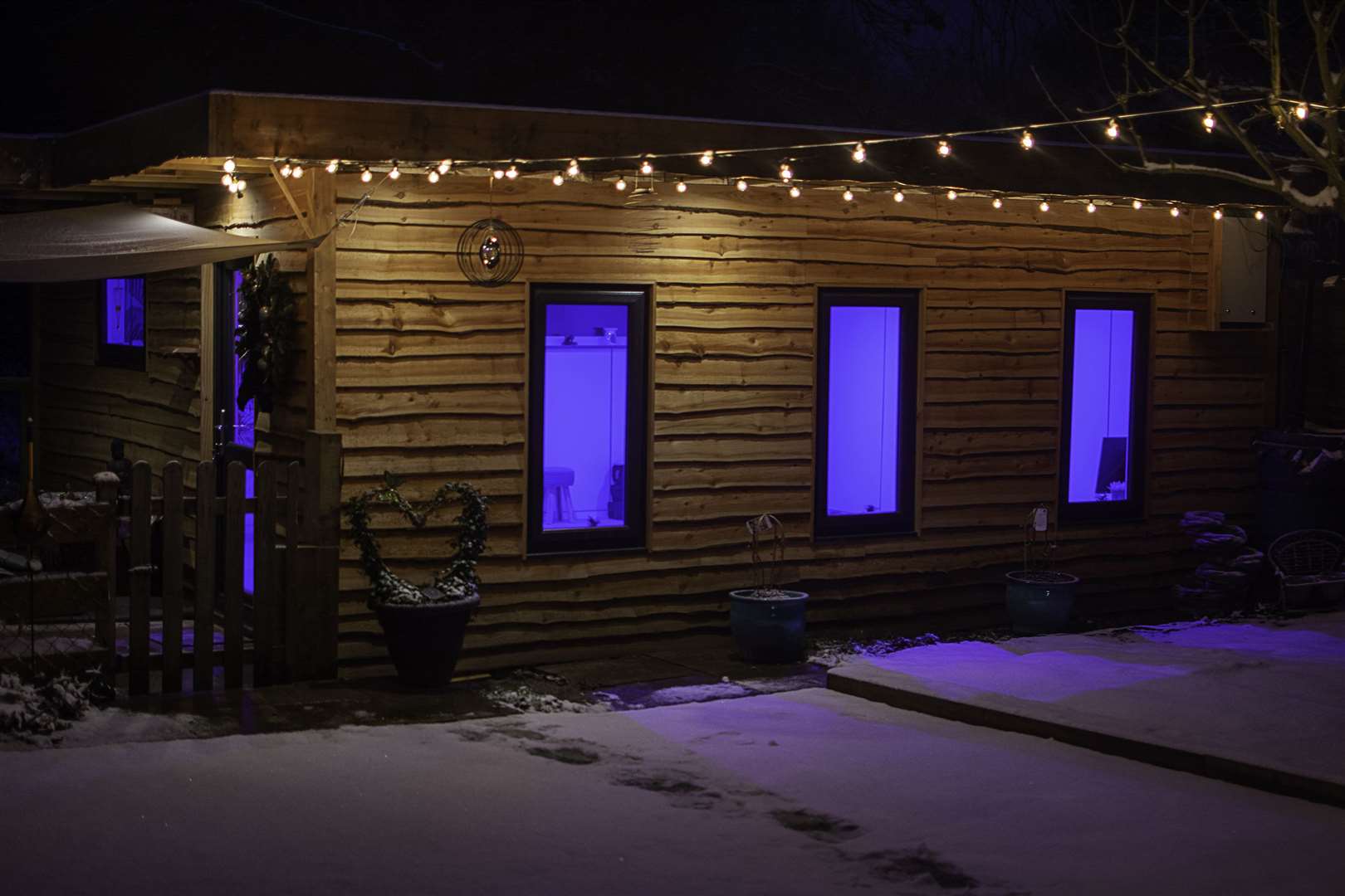 Yoga studio in shed in Essex (Cuprinol Shed of the Year 2021/PA)